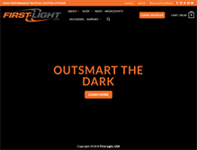 Tablet Screenshot of firstlight-usa.com